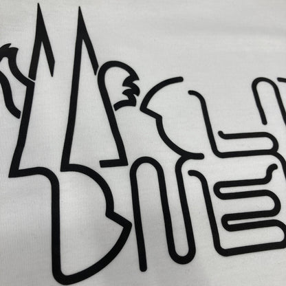Moncler White Curved Logo S T-Shirt — view 8