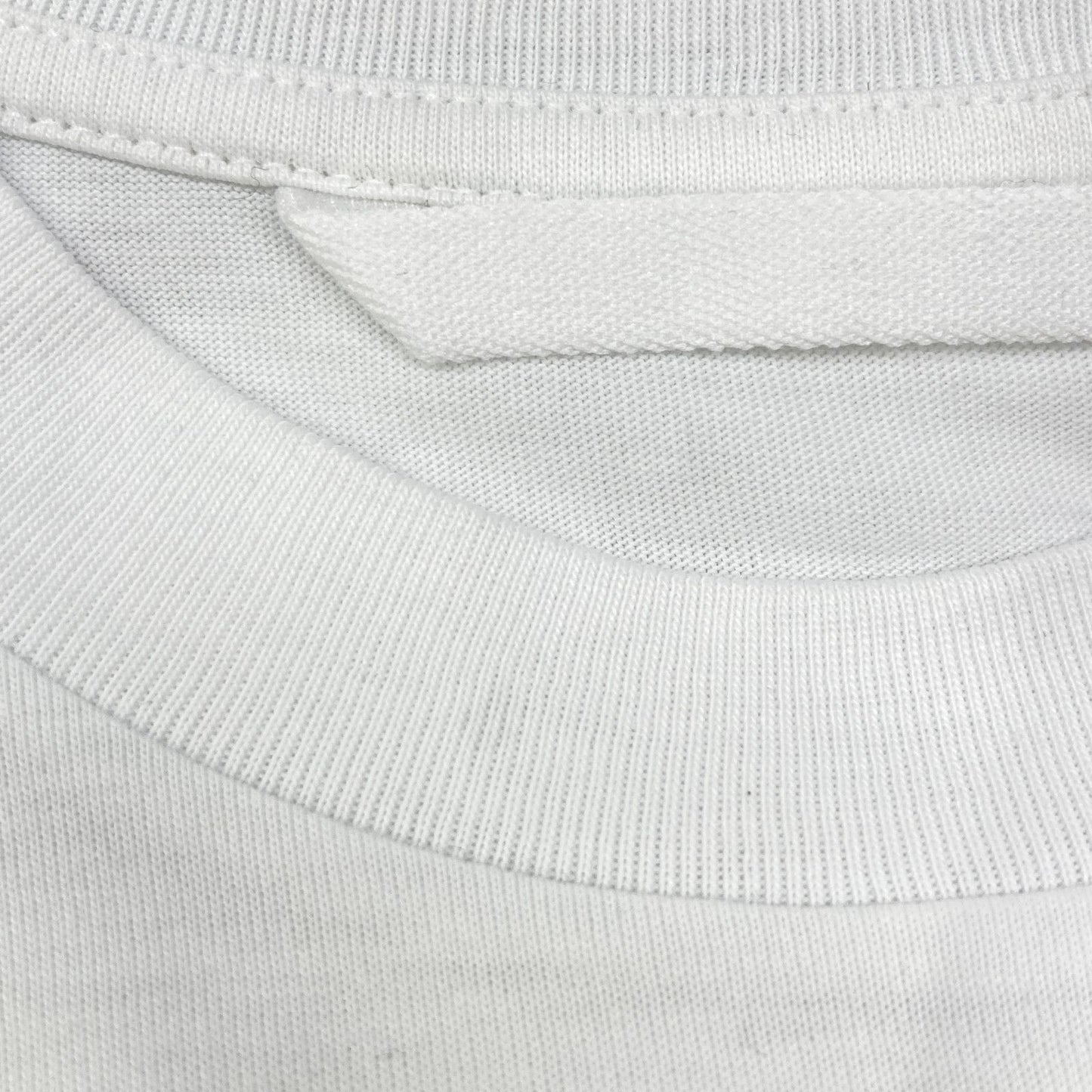 Moncler White Curved Logo S T-Shirt — view 3