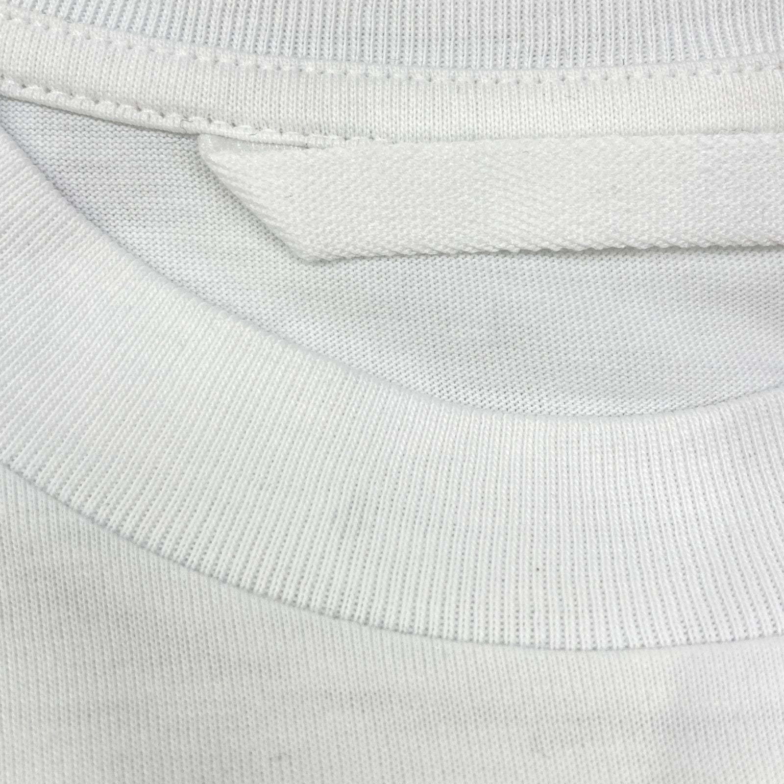 Moncler White Curved Logo S T-Shirt — view 3