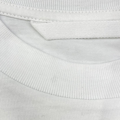 Moncler White Curved Logo S T-Shirt — view 3