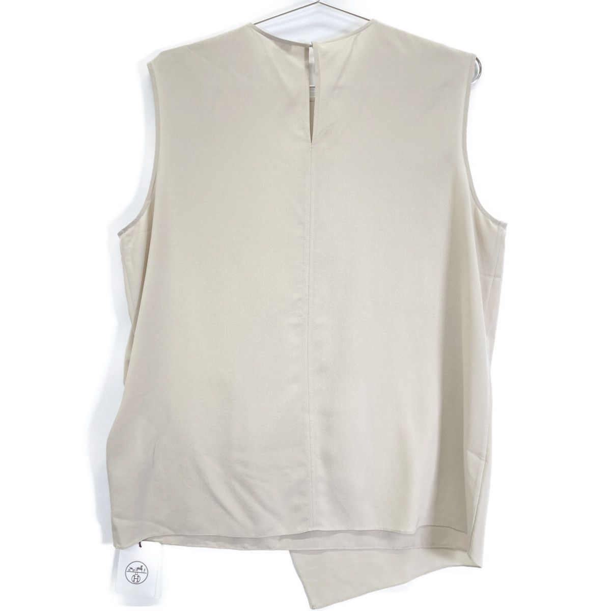 Hermes Silk 100% Sleeveless Blouse 40 — view 2