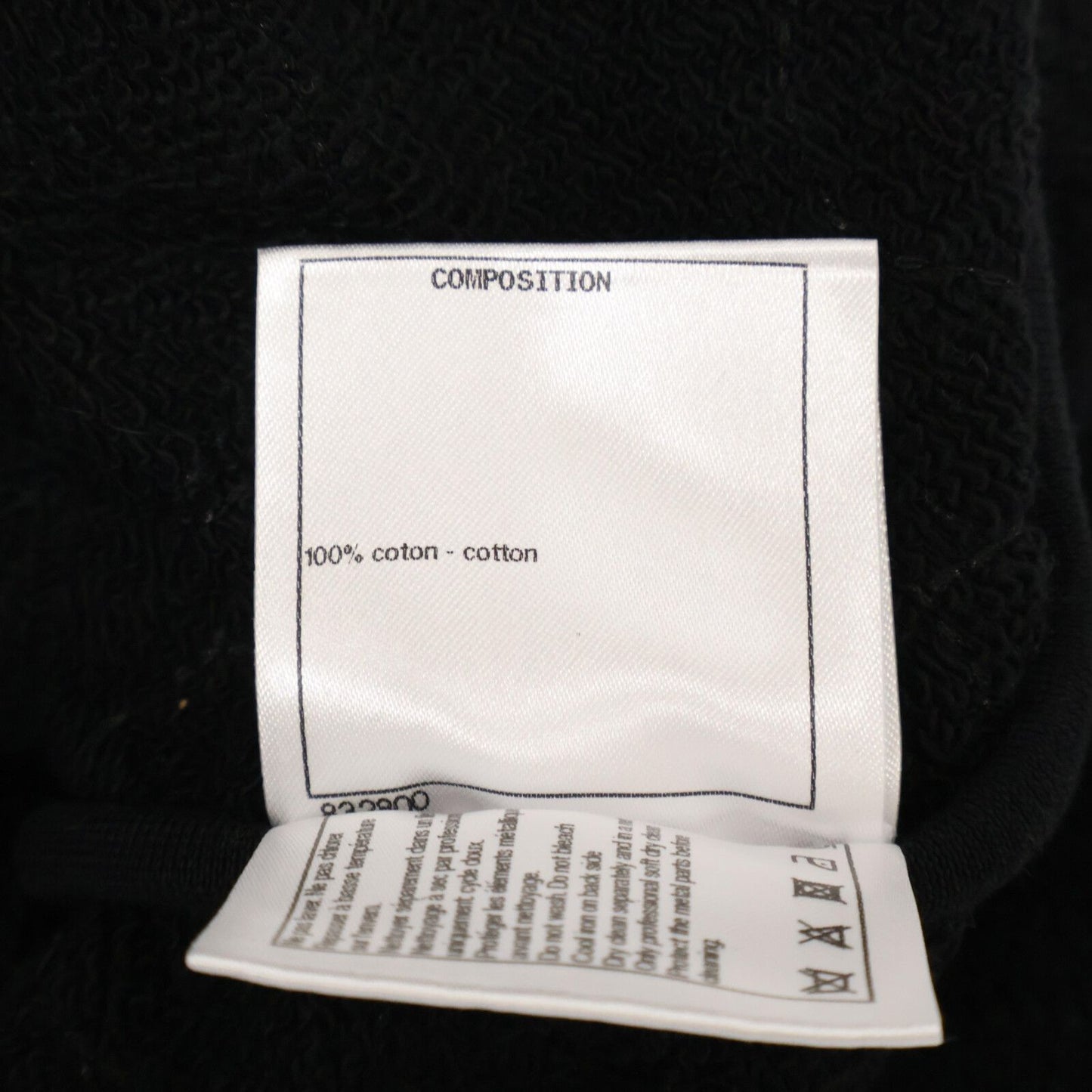 Chanel CC Logo Button Camellia Embroidery Sweatshirt Shirt 40 — view 5