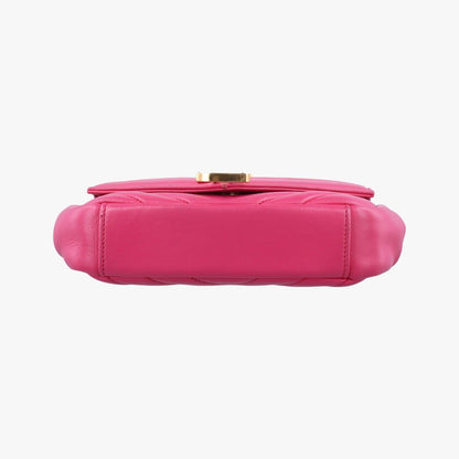 Saint Laurent Yves Baby Chai Pink Leather Messenger — view 3