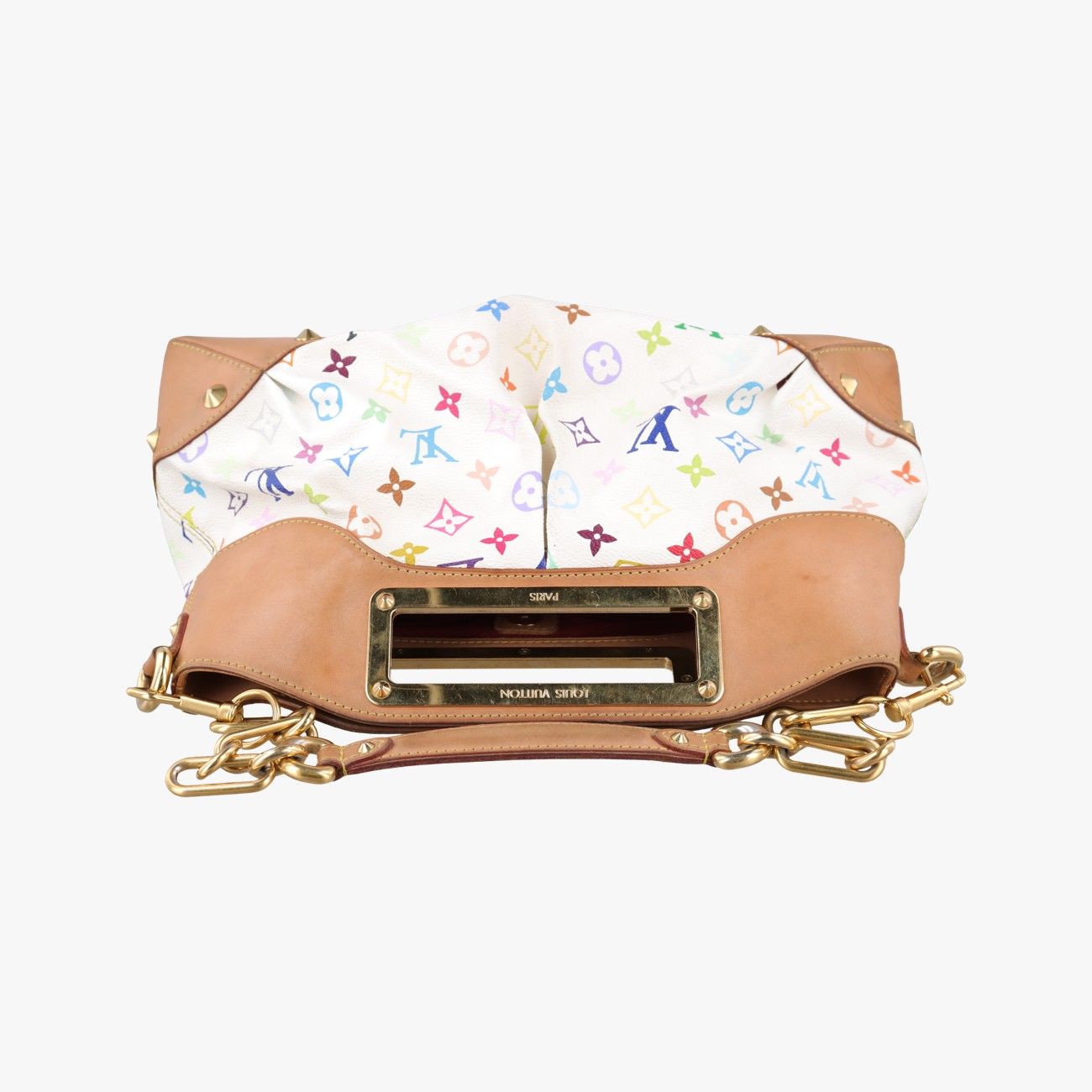 Louis Vuitton Judy MM Blanc Monogram Multicolor Messenger — view 8