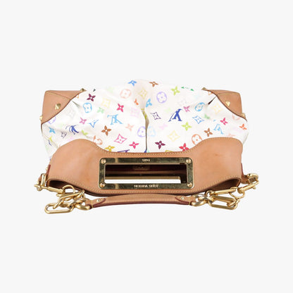 Louis Vuitton Judy MM Blanc Monogram Multicolor Messenger — view 8