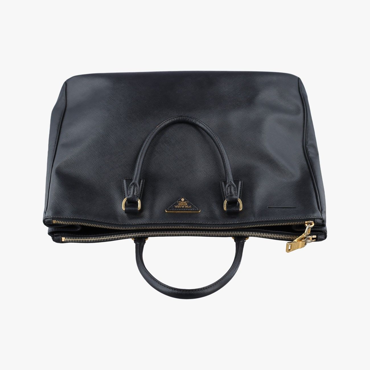 Prada Galleria Black Saffiano Leather 7 Handbag — view 8