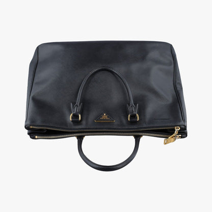 Prada Galleria Black Saffiano Leather 7 Handbag — view 8