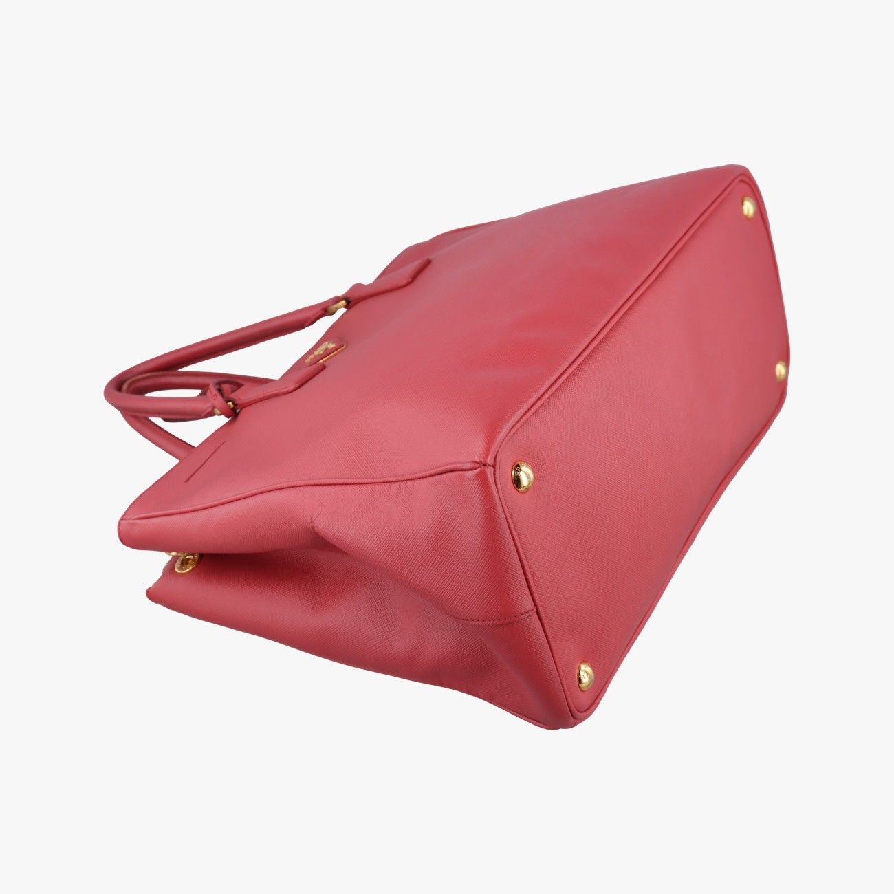Prada Galleria Red Saffiano Leather 7 Handbag — view 5