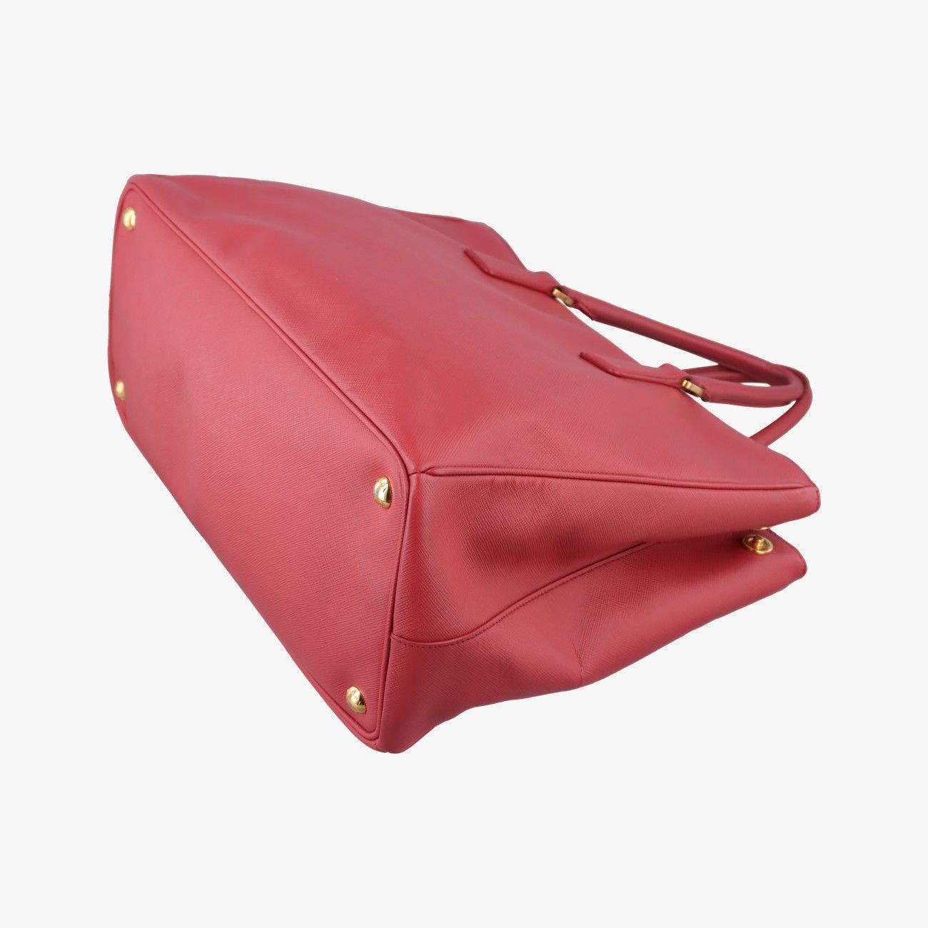 Prada Galleria Red Saffiano Leather 7 Handbag — view 6