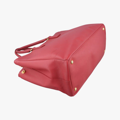 Prada Galleria Red Saffiano Leather 7 Handbag — view 7