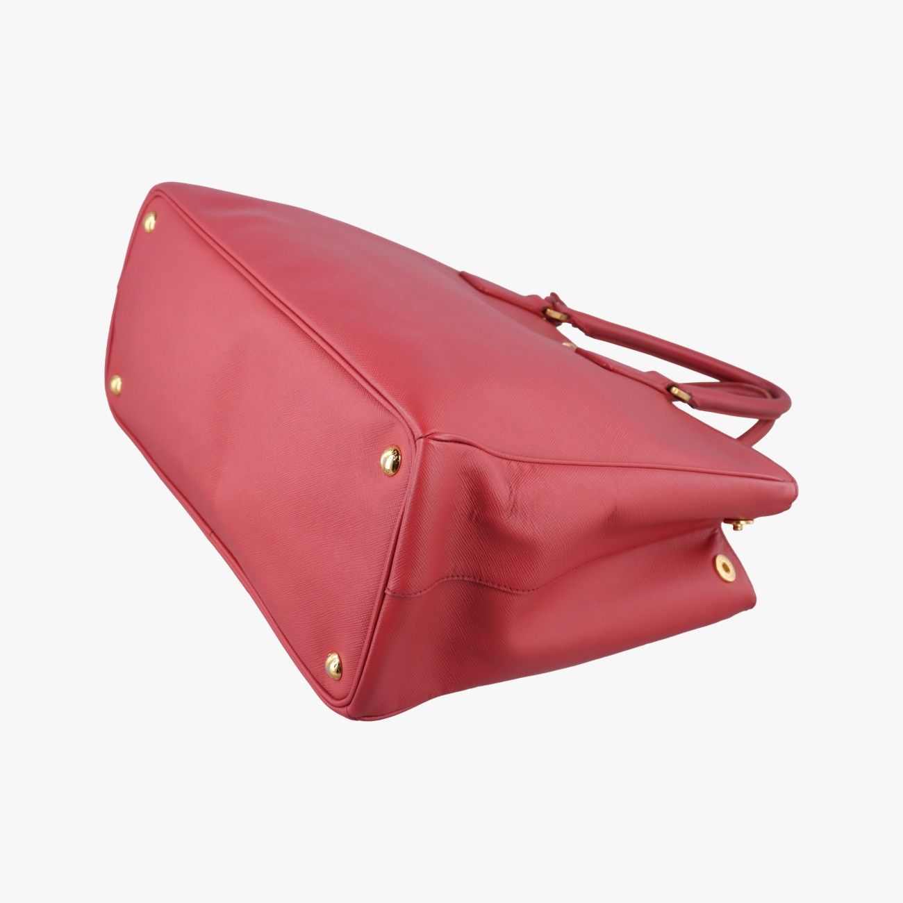 Prada Galleria Red Saffiano Leather 7 Handbag — view 4
