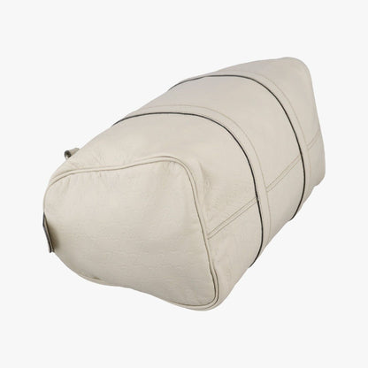 Gucci GG Plus Joy Supreme White Leather Handbag — view 7