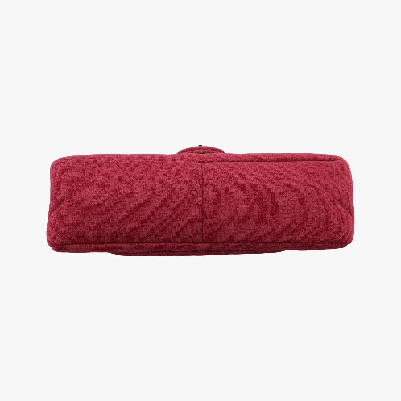 Chanel 2.55 Quilted Red Cotton Jersey Handbag — view 3