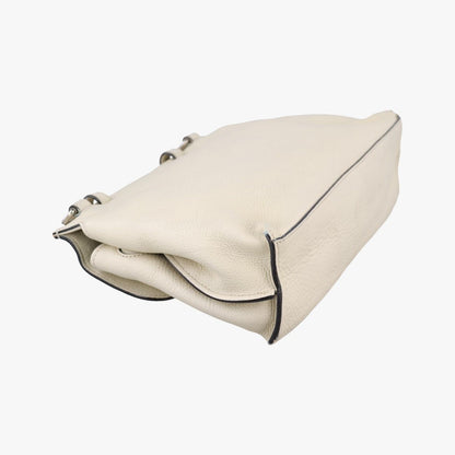 Gucci Bamboo Daily White Leather Messenger — view 7