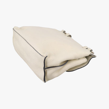 Gucci Bamboo Daily White Leather Messenger — view 6