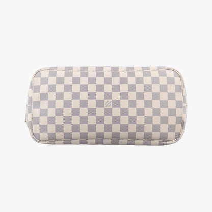 Louis Vuitton Neverfull MM Azur Damier Canvas — view 3