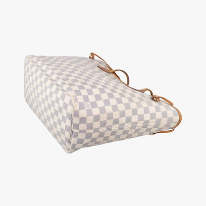 Louis Vuitton Neverfull MM Azur Damier Canvas — view 4