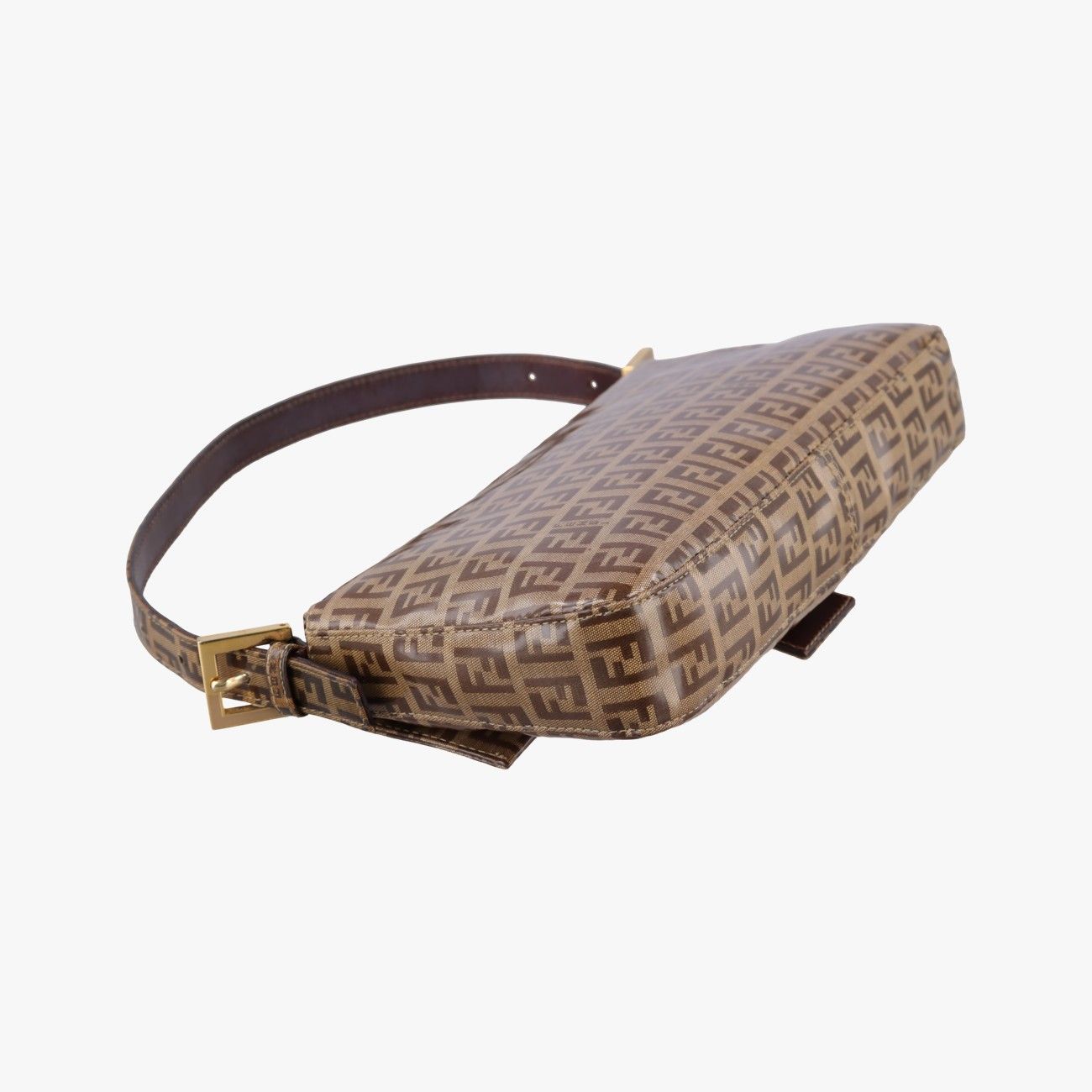 Fendi Bucket Brown Canvas Messenger — view 7