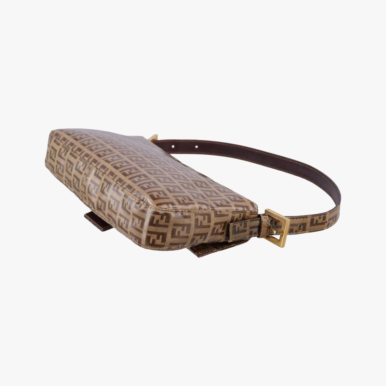Fendi Bucket Brown Canvas Messenger — view 6