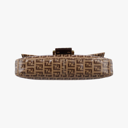 Fendi Bucket Brown Canvas Messenger — view 3