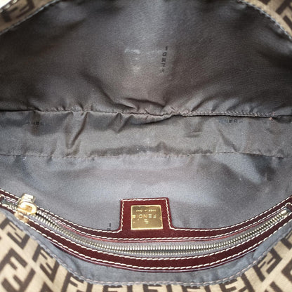 Fendi Bucket Brown Canvas Messenger — view 9