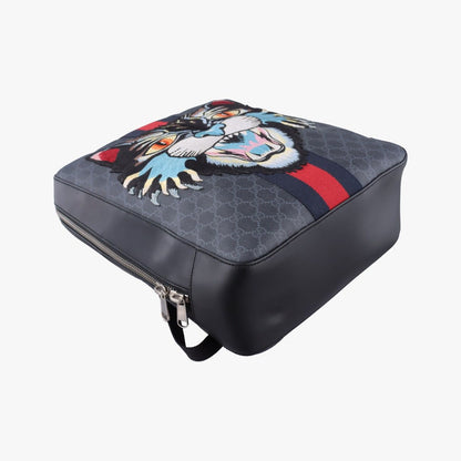 Gucci GG Supreme Angry Cat Black Red Multi Canvas — view 5