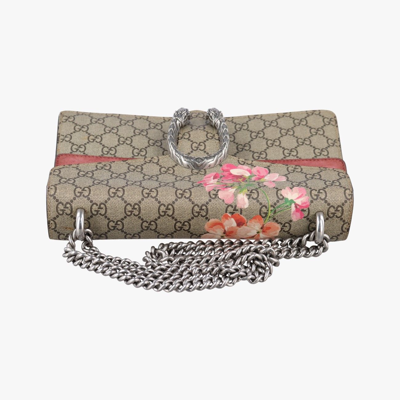 Gucci Dionysus Beige Red Multicolor Canvas Messenger — view 8