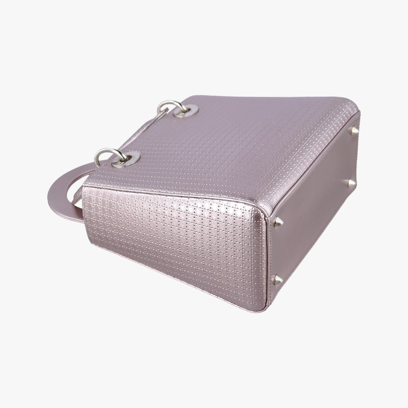 Dior Lady Pink Patent Handbag — view 7