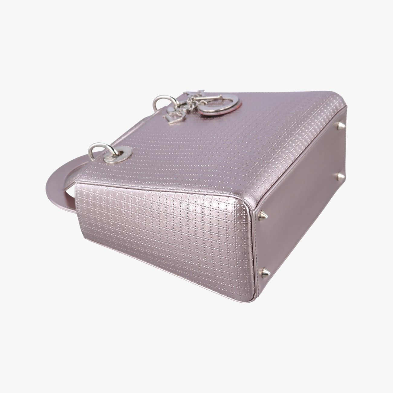 Dior Lady Pink Patent Handbag — view 5