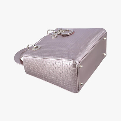 Dior Lady Pink Patent Handbag — view 5