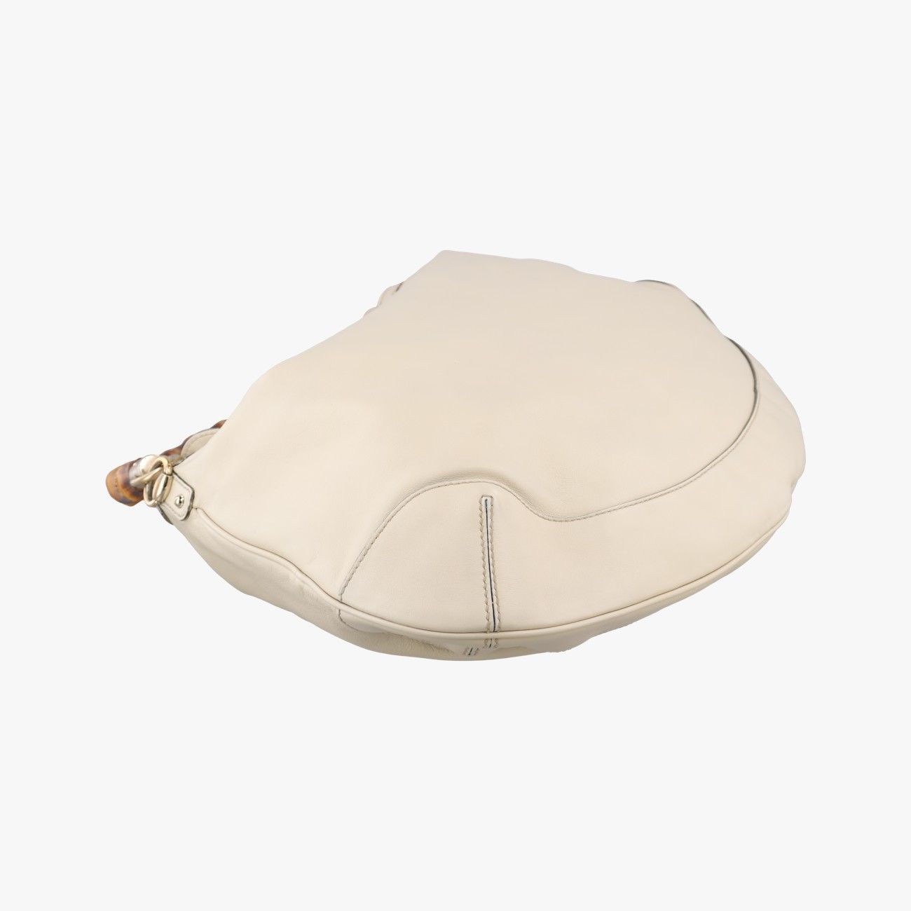 Gucci Bamboo White Leather Messenger — view 7