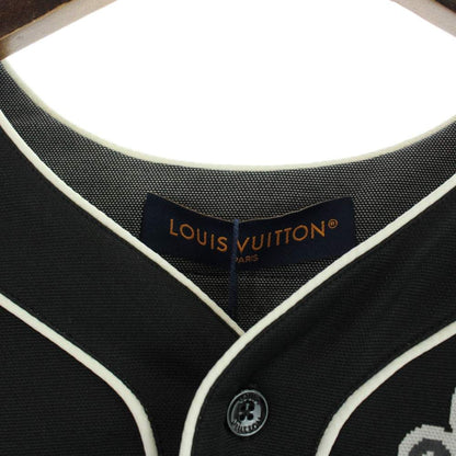 Louis Vuitton Logo Numbering Baseball Shirt Yn1 Top Short Sleeve M Black — view 5