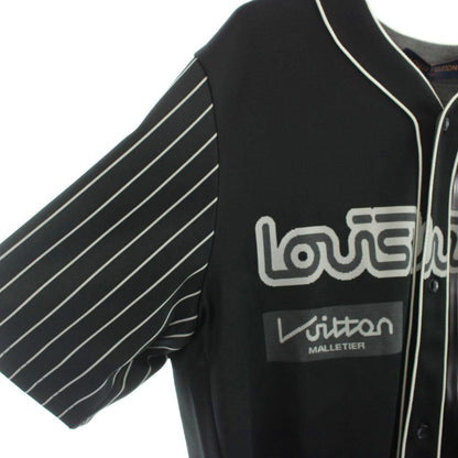 Louis Vuitton Logo Numbering Baseball Shirt Yn1 Top Short Sleeve M Black — view 3