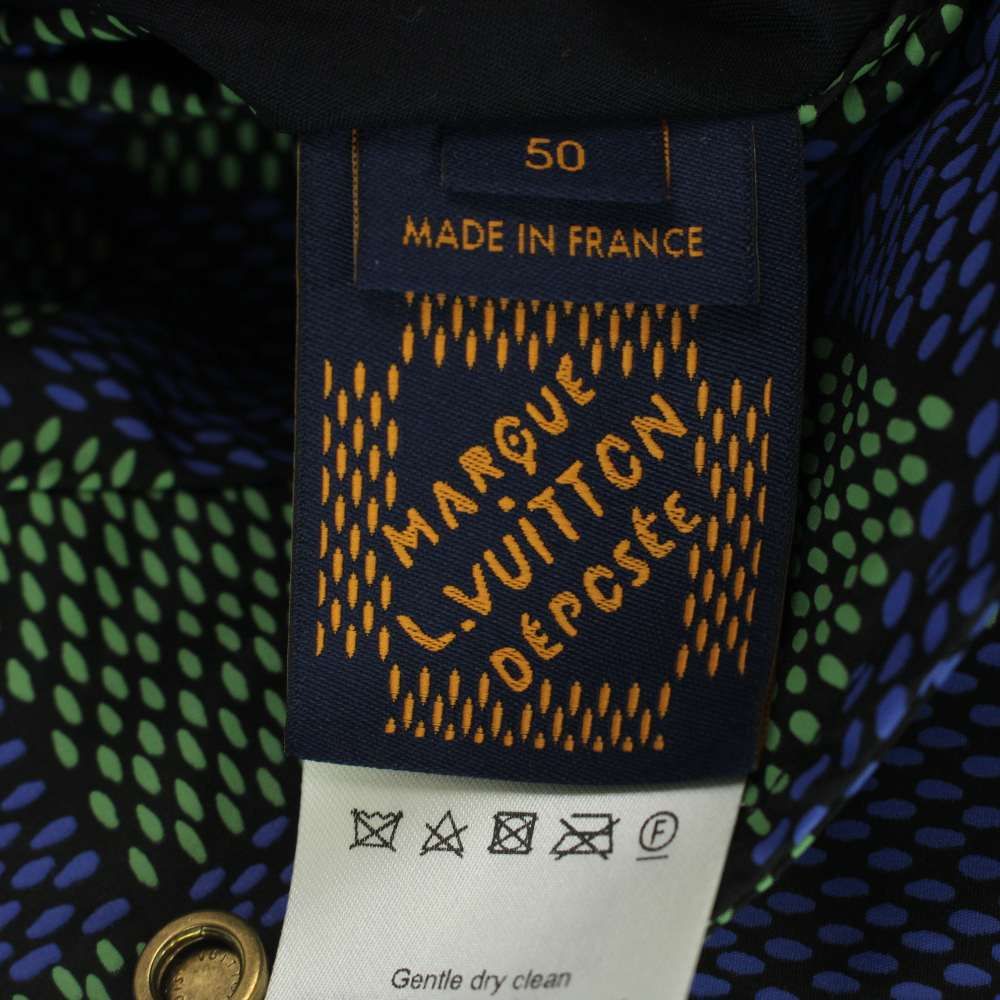 Louis Vuitton Tagged Damier Monogram Reversible Windbreaker Jacket Ssr Long — view 5
