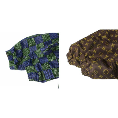 Louis Vuitton Tagged Damier Monogram Reversible Windbreaker Jacket Ssr Long — view 4