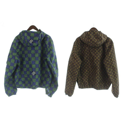 Louis Vuitton Tagged Damier Monogram Reversible Windbreaker Jacket Ssr Long — view 2