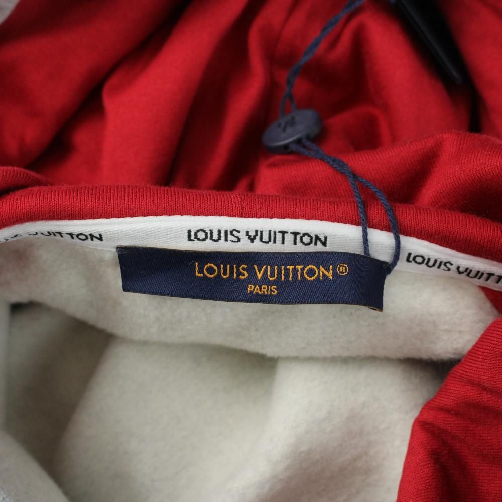 Louis Vuitton Tagged Hoodie Sweatshirt MM Uyr Long Sleeve Signature Brushed — view 6