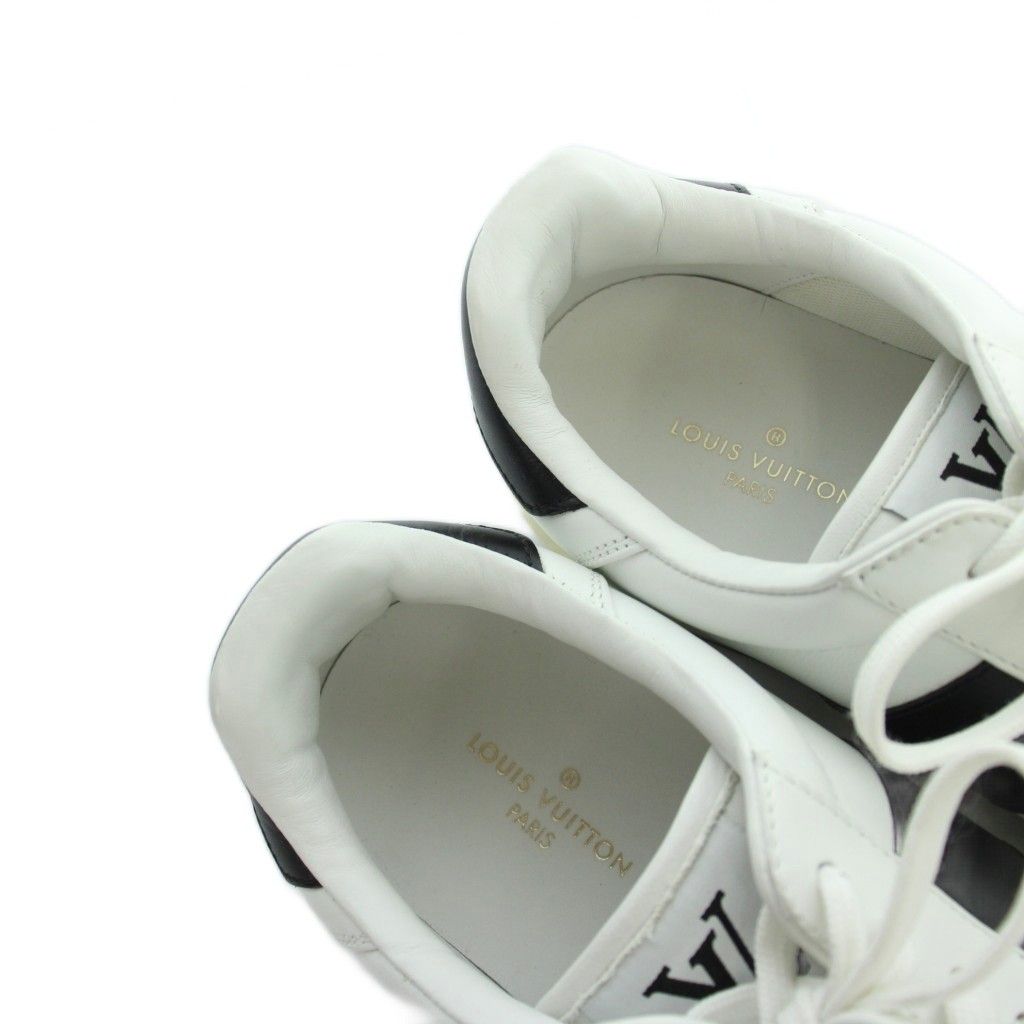 Louis Vuitton Rivoli Line Sneakers Low Cut Logo Shoes Leather 6 White — view 4