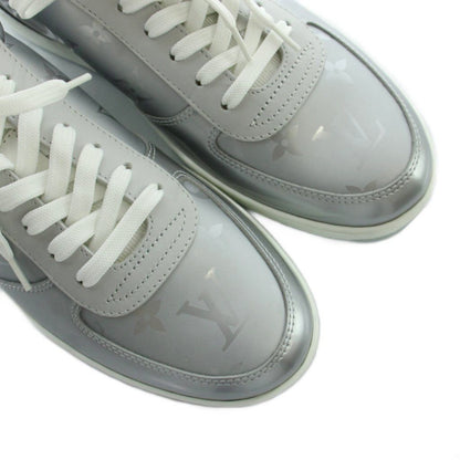 Louis Vuitton Rivoli Line Sneakers Low Cut Shoes Monogram Logo 6 Silver — view 3