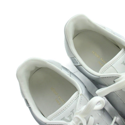 Louis Vuitton Rivoli Line Sneakers Low Cut Shoes Monogram Logo 6 Silver — view 4