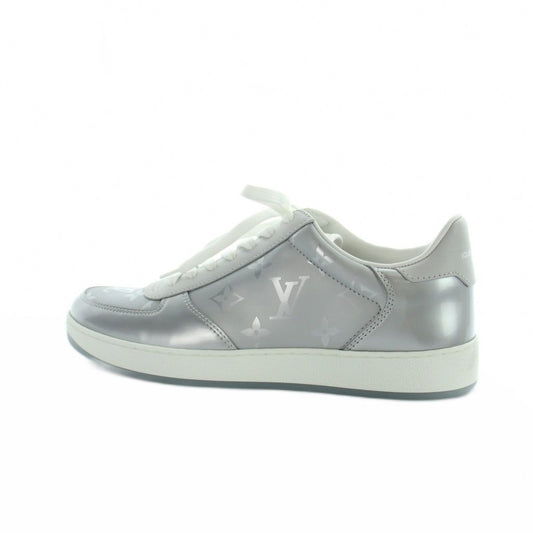 Louis Vuitton Rivoli Line Sneakers Low Cut Shoes Monogram Logo 6 Silver