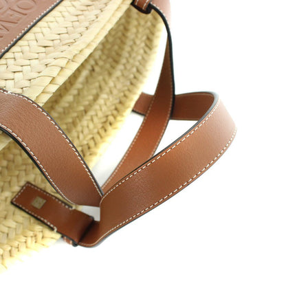 Loewe Basket Anagram Hand Tote Logo Brown Beige — view 3