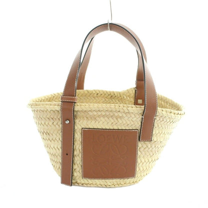 Loewe Basket Anagram Hand Tote Logo Brown Beige