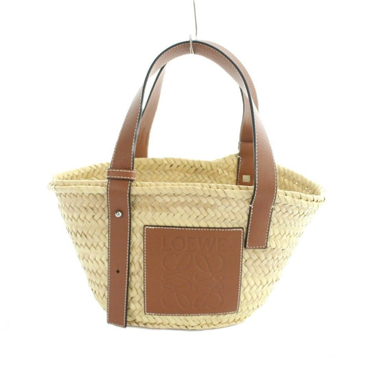 Loewe Basket Anagram Hand Tote Logo Brown Beige