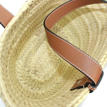 Loewe Basket Anagram Hand Tote Logo Brown Beige — view 6
