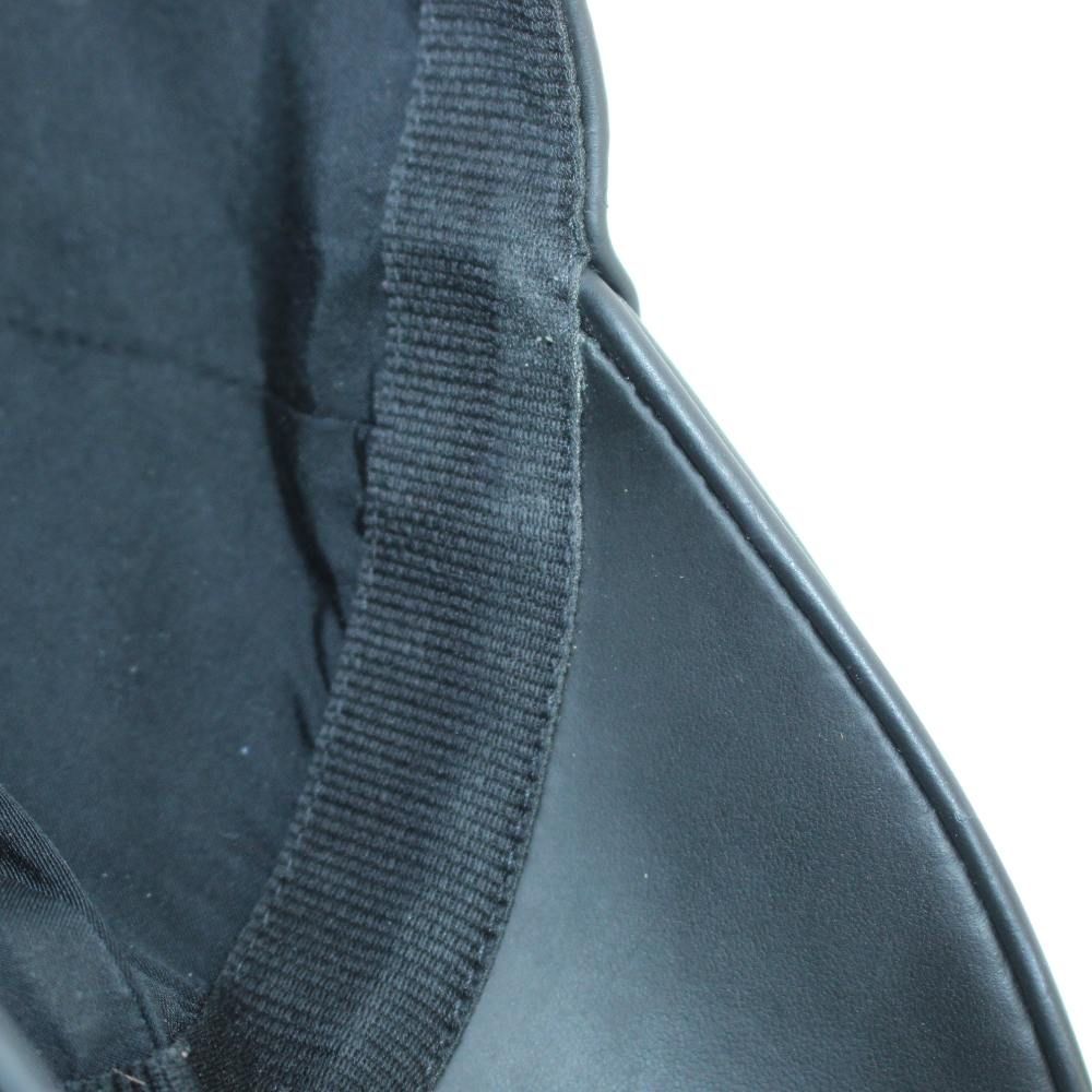 Louis Vuitton Cap Hat Leather Monogram Shadow Logo Black — view 8