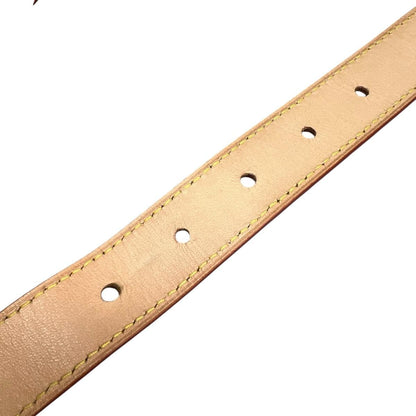 Louis Vuitton Leather Shoulder Strap Bandouliere Beige — view 7