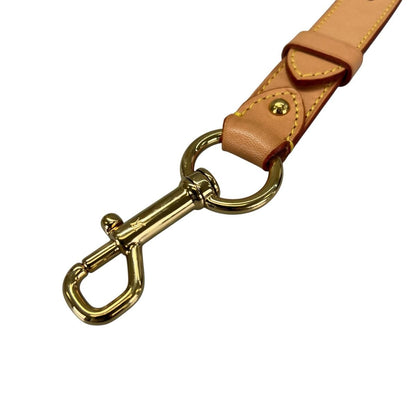 Louis Vuitton Leather Shoulder Strap Bandouliere Beige — view 5