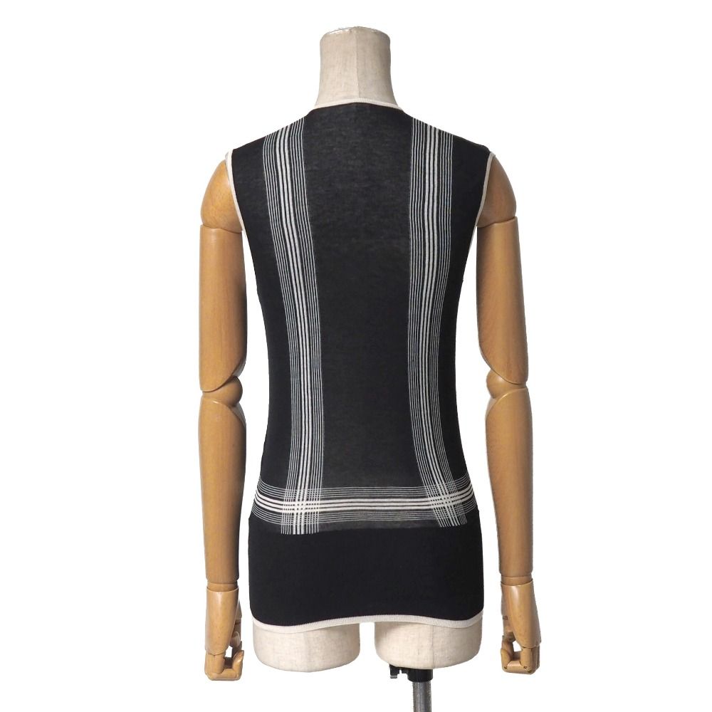 Hermes Knit 34 Tank Top Sleeveless Sweater — view 2