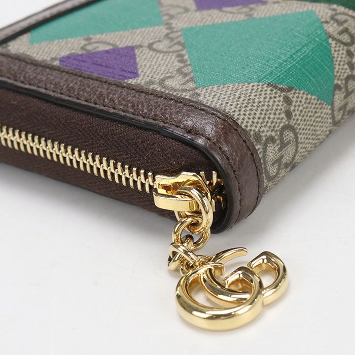 Gucci Round Zip Wallet Ophidia Zip Around — view 6